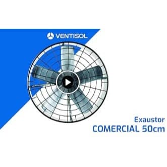 Ventilador Exaustor Axial Industrial Ventisol 50cm Premium 1/4cv