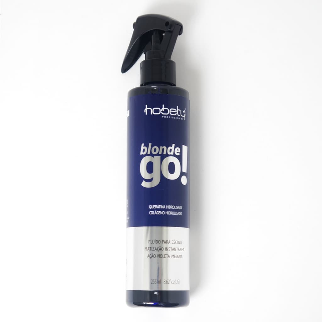 Hobety Protetor Térmico Queratina Pré Escova Loiros Blond Go 255ml