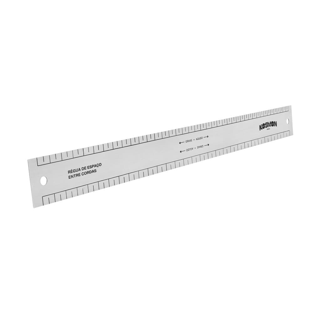 Régua Marcadora de Espaço Cordas Régua Nut Aço Inox Ferramentas Luthier Kosmon