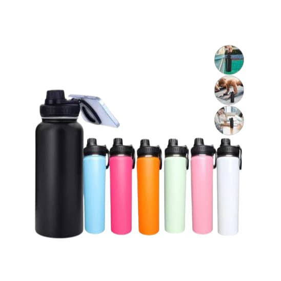 Garrafa Termica 1000ml Com Suporte Magnetico De Celular