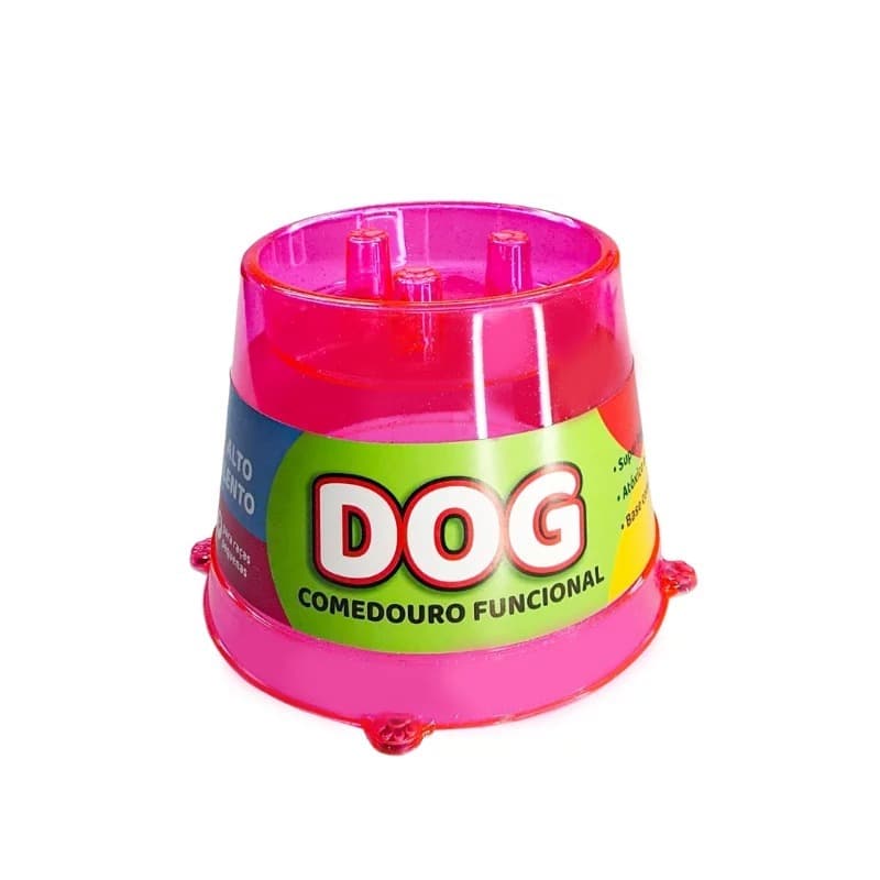 COMEDOURO FUNCIONAL ACRÍLICO LENTO EXCLUSIVA P/APRENDIZADO 250 ml