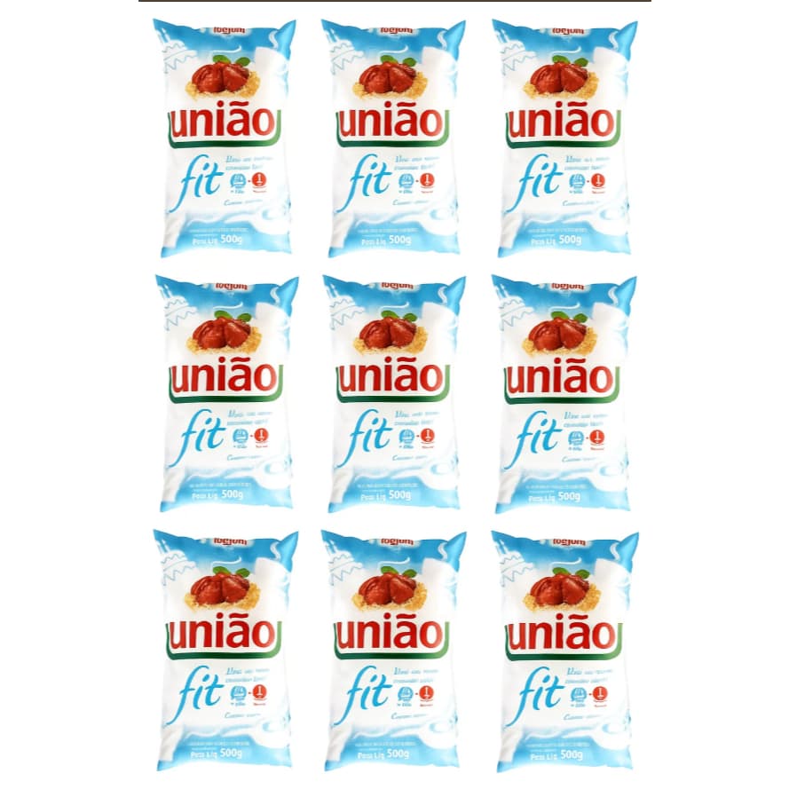 Adoçante De Mesa Acuçar Fit União 500g Kit C/ 10 Unidades