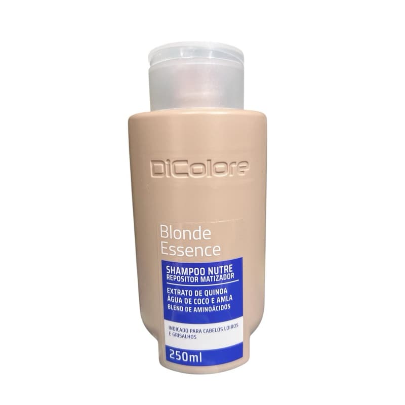Shampoo DiColore Blonde Essence 250ml – Nutre, Matiza e Repara Cabelos Loiros e Grisalhos