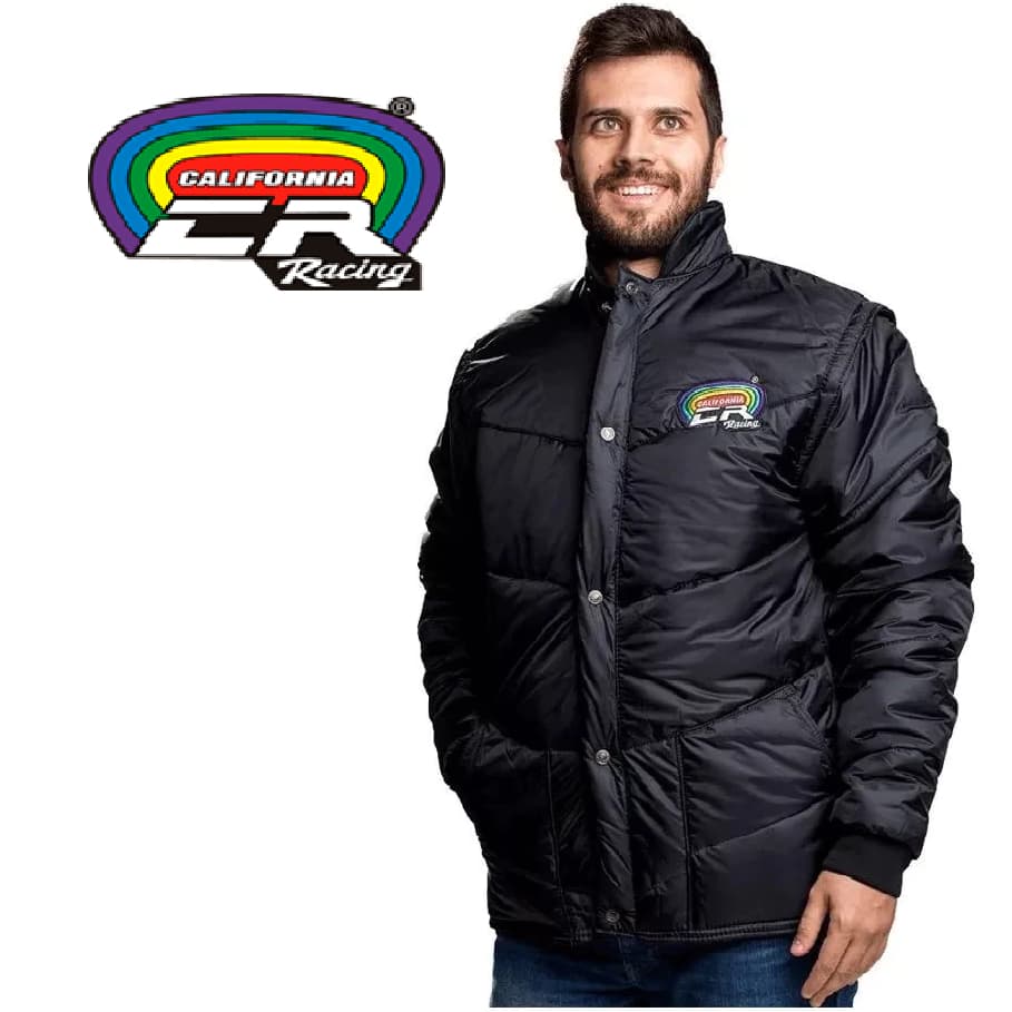 Jaqueta California Racing Motoboy Moto Motoqueiro Tradicional Preto Original