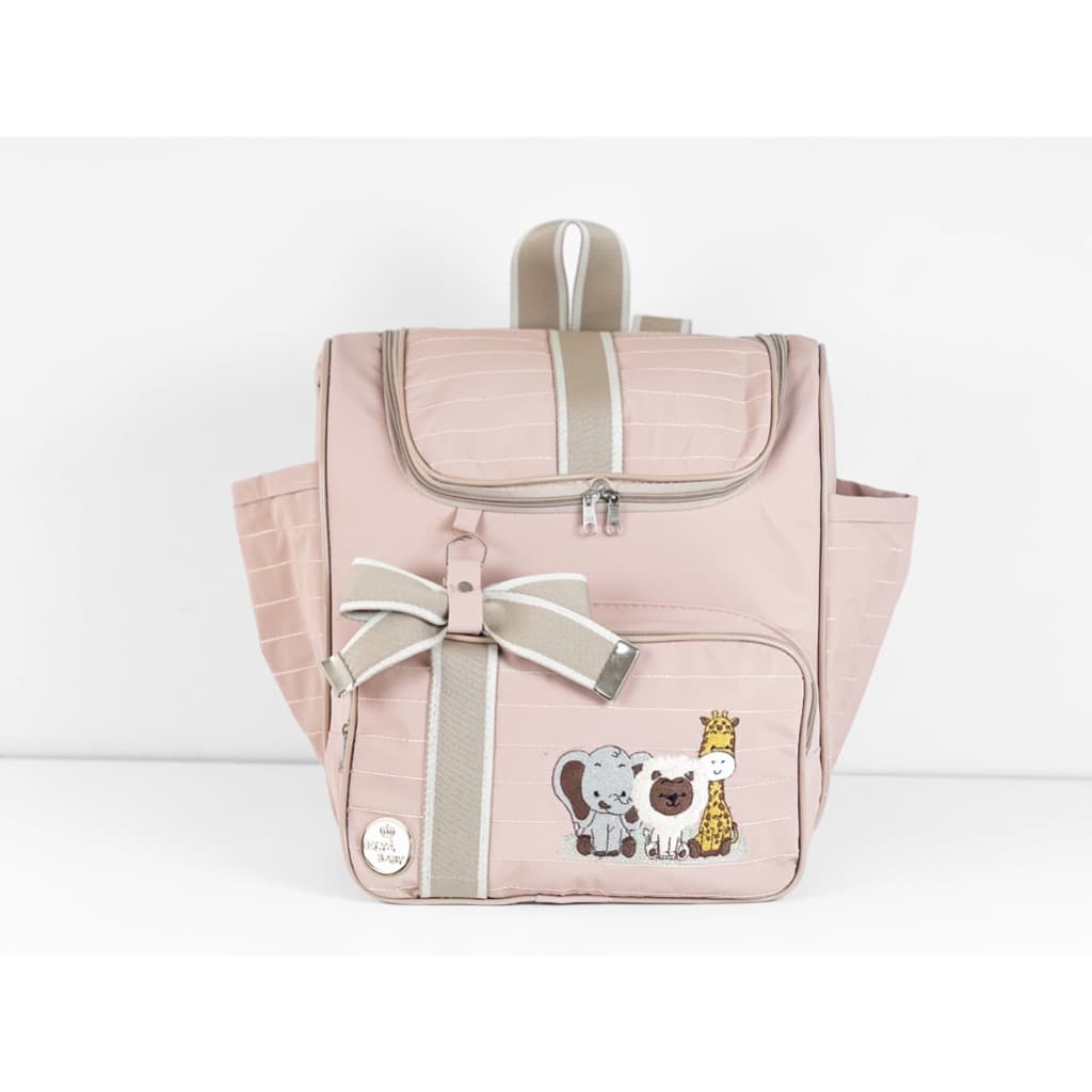 Bolsa Maternidade Menina Menino Urso 3 Peças Térmica Luxo