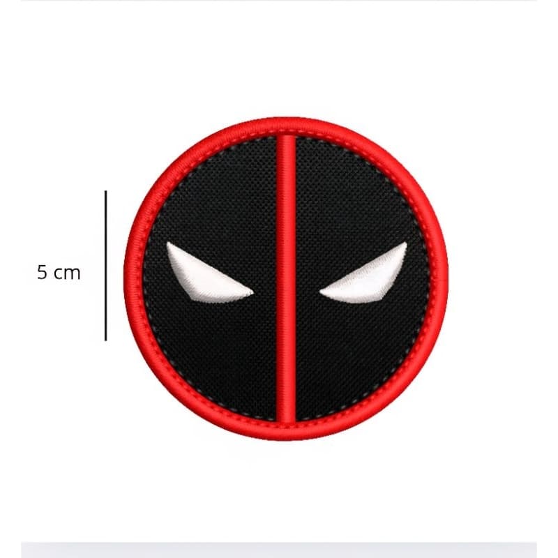 Patch Bordado Termocolante ou Velcro Deadpool