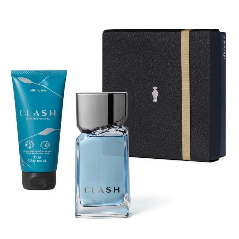 Kit Presente Clash Colonia Creme pre pos Barba (2 itens)
