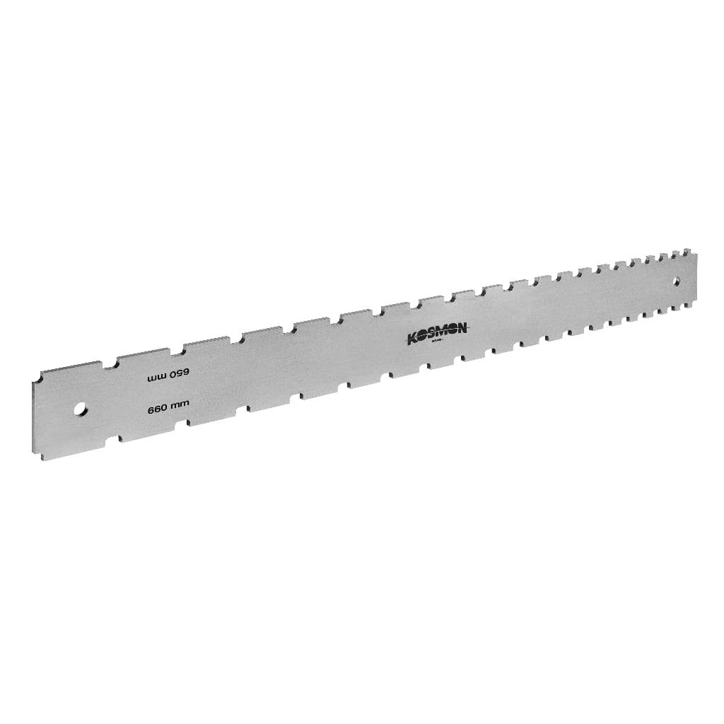 Régua Entalhada Escala Aço Inox Ajuste Tensor Braço Violão Clássico Ferramentas Luthier Kosmon
