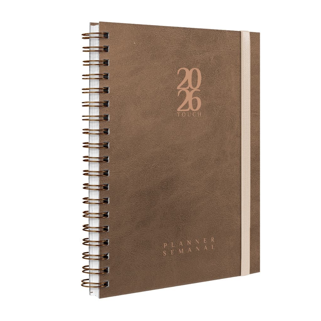 Agenda Planner Semanal Plus 2027 Capa Dura Solid Touch