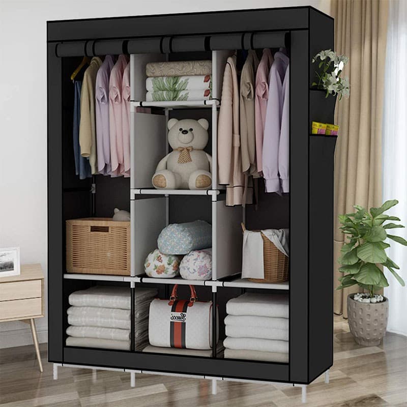 Guarda Roupa Dobravel Armario Desmontavel Para Organizador De Roupa 8 Divisorias