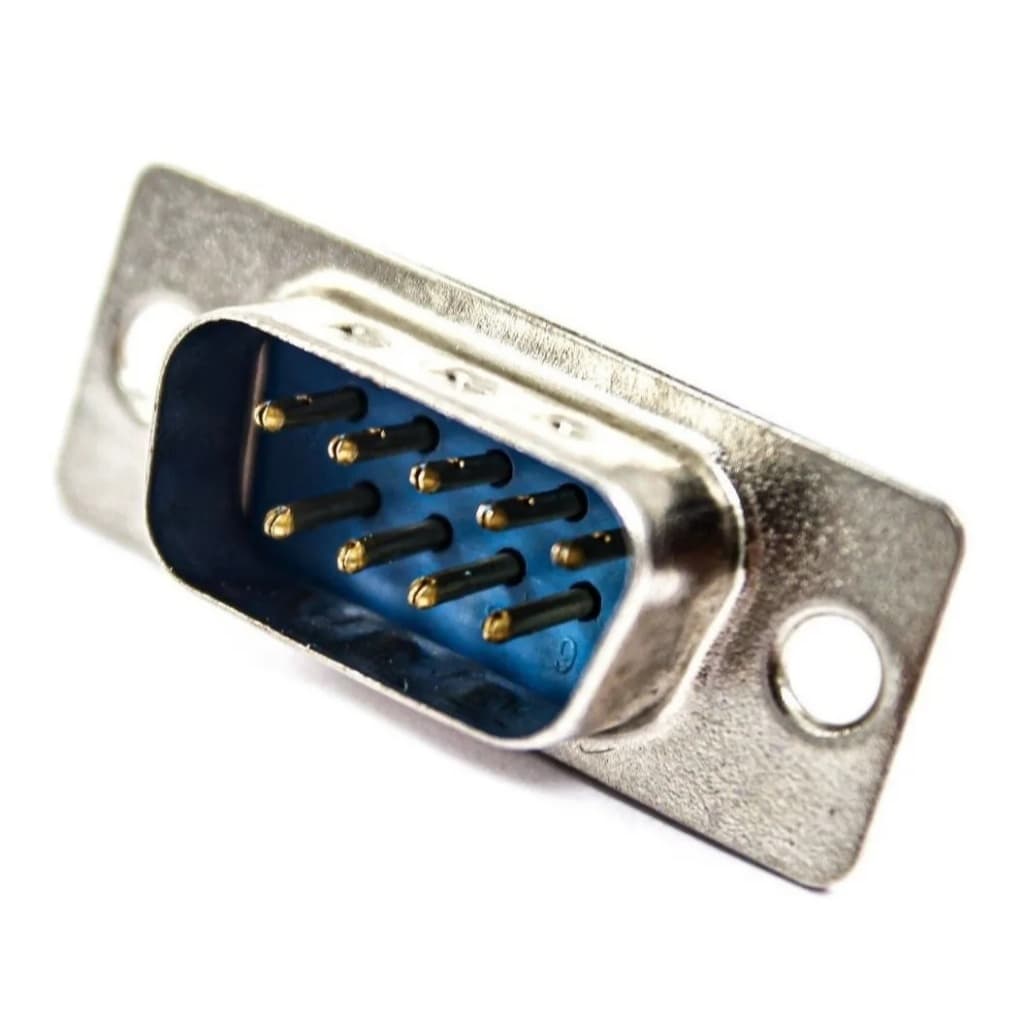 Kit 10 Conector Db9 Macho 9 Pinos + 10 Capas Rs232 Serial