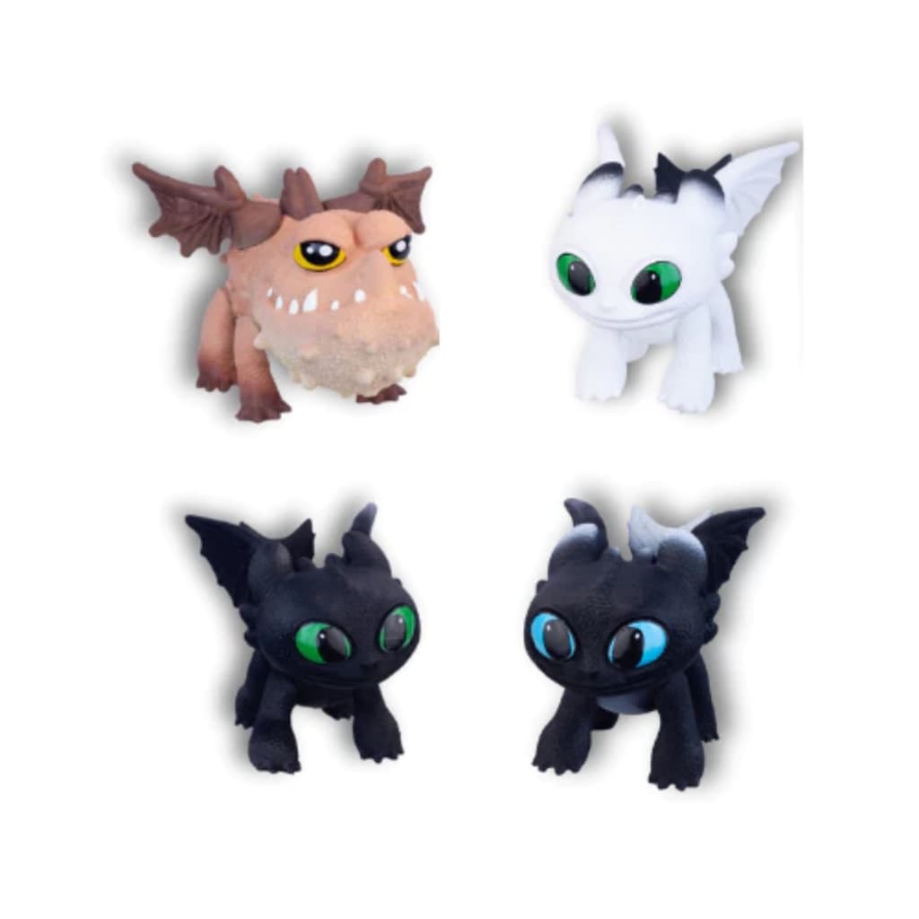 Como Treinar Seu Dragão Pack 4 Mini Dragões Universal