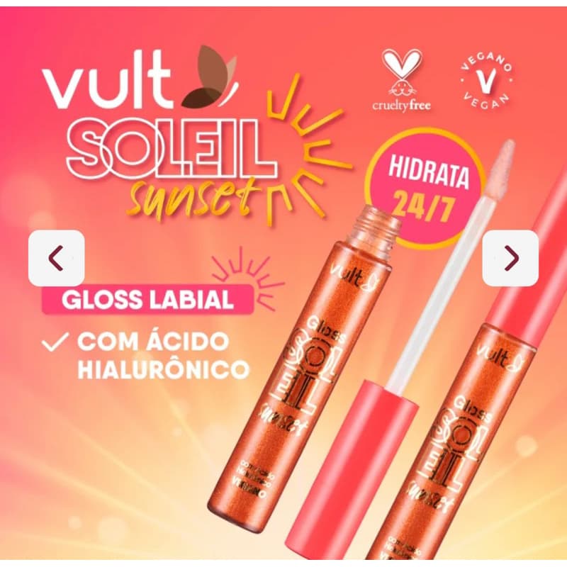 Gloss Labial Soleil Sunset 5,2ml