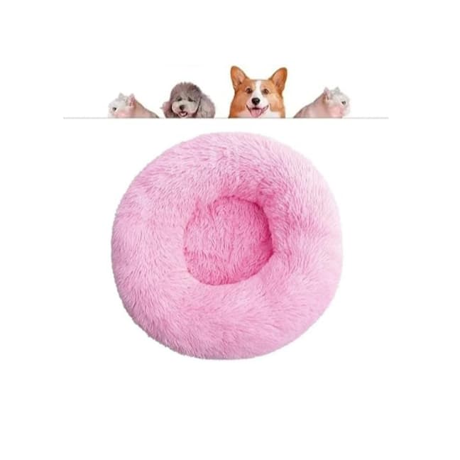 CAMA PET NUVEM PELUCIA REDONDA Grande PELUCIADA CASA NINHO Cachorros Gatos DONUT CASINHA PELUCIA FUNDO ANTIDERRAPANT
