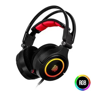 Headset Gamer Thermaltake Cronos Ring, RGB, 7.1, Preto