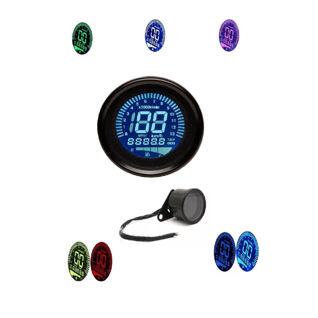 Painel Velocímetro Digital Universal Zeus Spencer Yamaha Honda