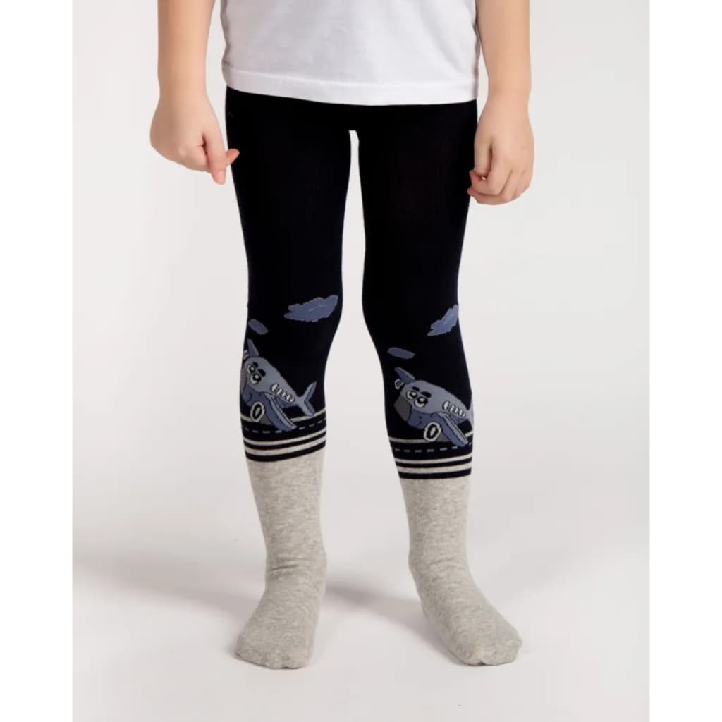 Kit 1, 2, 3 ou 4 Meia Calça Infantil Menino Grossa Quentinha Fio 80, 0-12 Anos Bebê Toque Suave C/ Pé Térmica Frio