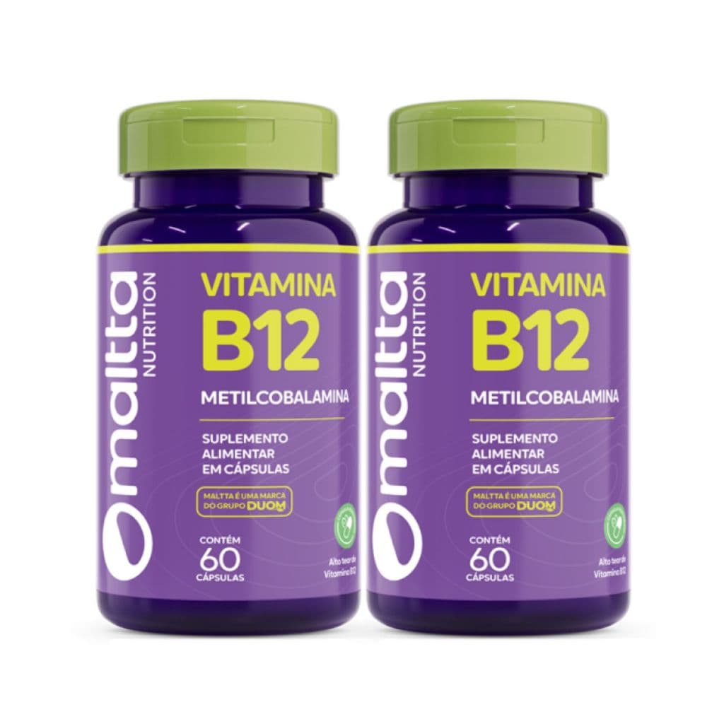 Kit C2 Vitamina B12 - Metilcobalamina C60 Maltta Nutrition