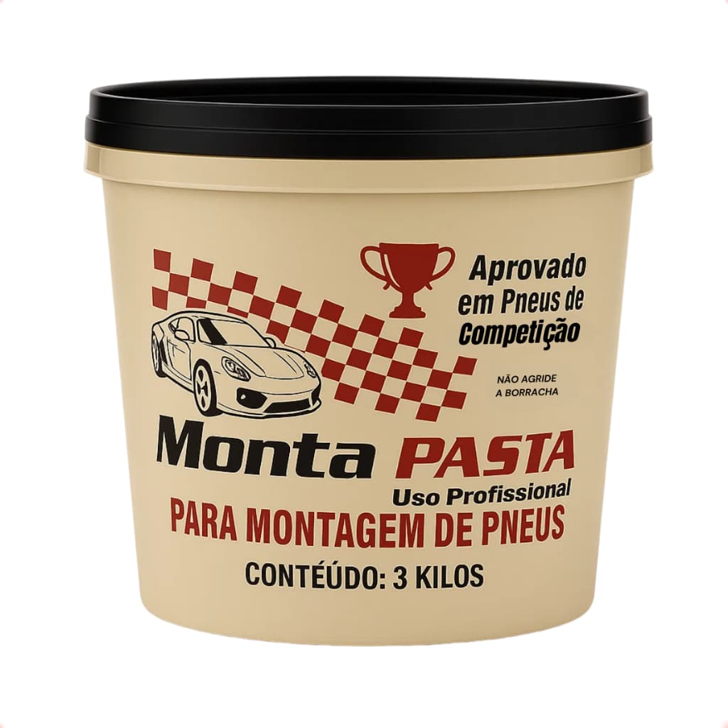 Pasta Montar Lubrificante P Montagem Pneus 3 Kg - Monta