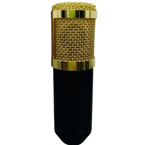 Microfone condensador padrão BM800 XLR – Acompanha cabo balanceado