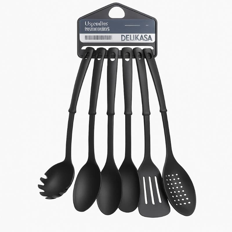 Kit Utensílios de Cozinha Delikasa - 6 Peças