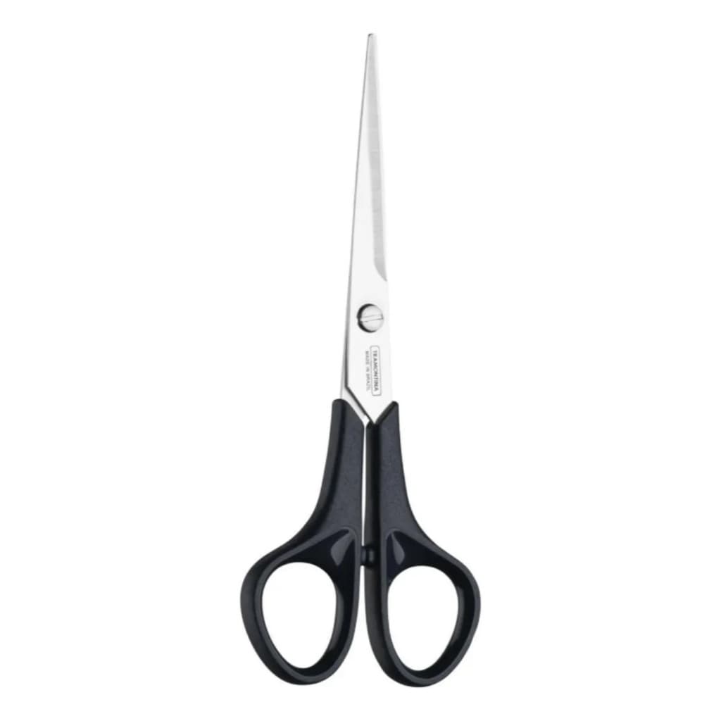 Tesoura Para Cabelo Tramontina Supercort Com Lâmina Aço Inox Cabo De Polipropileno Onix 6"