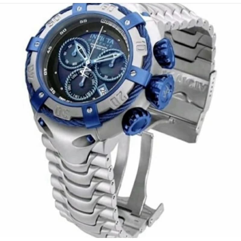 Relógio invicta thuntherbolt prata os top funcional a prova