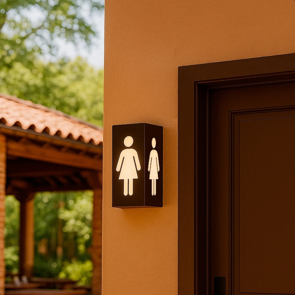 ARANDELAS LUMINÁRIA MASCULINO  FEMININO + LÂMPADA LED BANHEIRO RESTARANTE PIZZARIA
