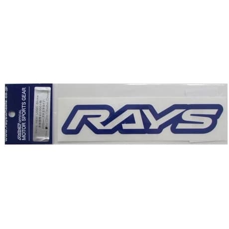 RAYS LOGO Adesivo Letras Recortadas W200mm BL (Azul) Nº18 Japão Artigos Gerais