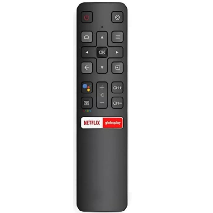 Controle Remoto Compatível Com Smart TV TCL ou SEMP Com Teclas Netflix Globoplay - Similar