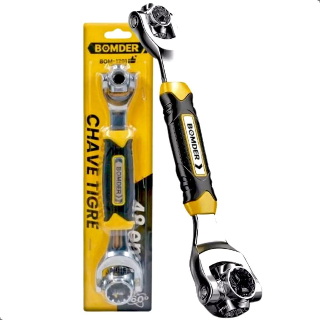 Chave Tigre 48 em 1 Profissional com Soquete Universal 360° Ajustável