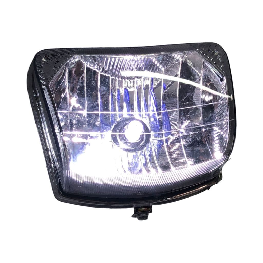 Farol Completo Pop 100 + Lampada Super Branca + Soquete