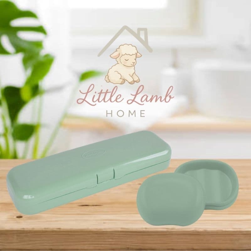 Kit Higiene Viagem | Saboneteira + Estojo Multiuso – Prático e Leve