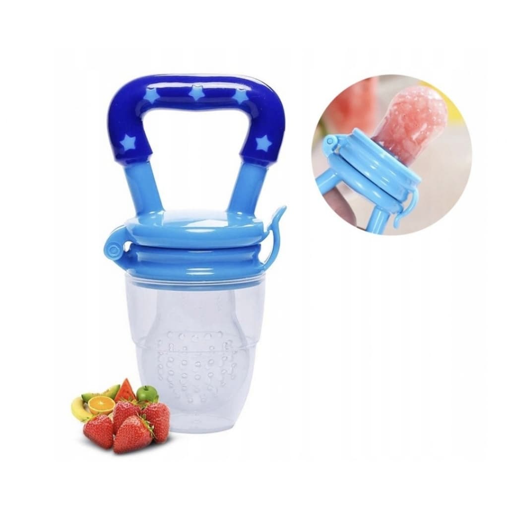 Kit 2 unidades Chupeta Alimentadora para Bebe para Frutas Prática com Bico de Mamadeira macio.