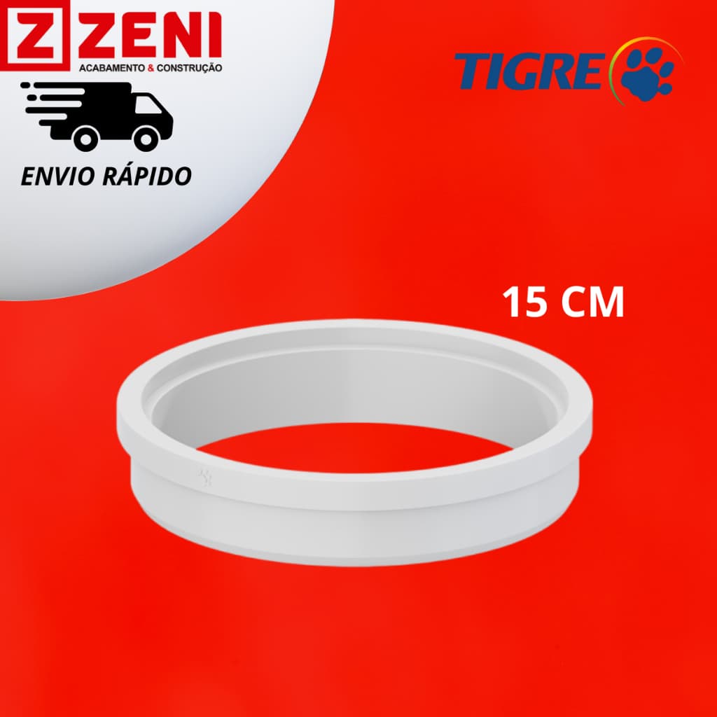 Porta Grelha Redondo Branco 150mm - Tigre