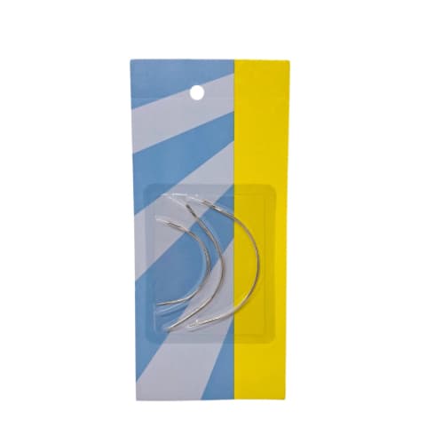 Agulhas Curva para Costura - Kit com 3 Unidades
