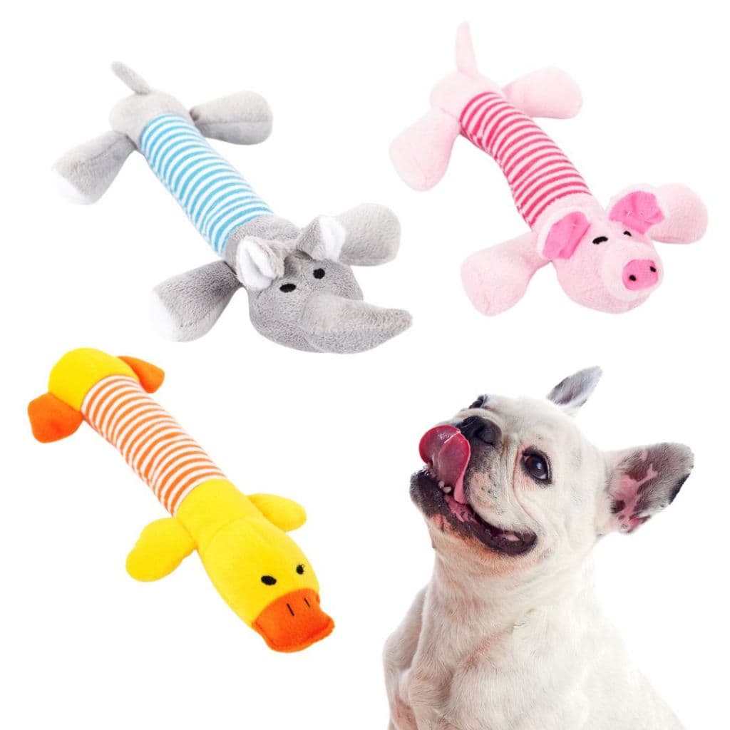 Pelúcia Para Cães Mordedor Pet Brinquedo Cachorro com Apito