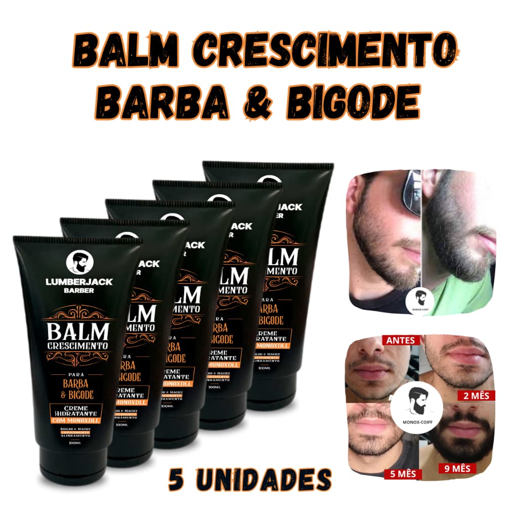 Creme Hidratante Barba Balm Crescimento Acelerado