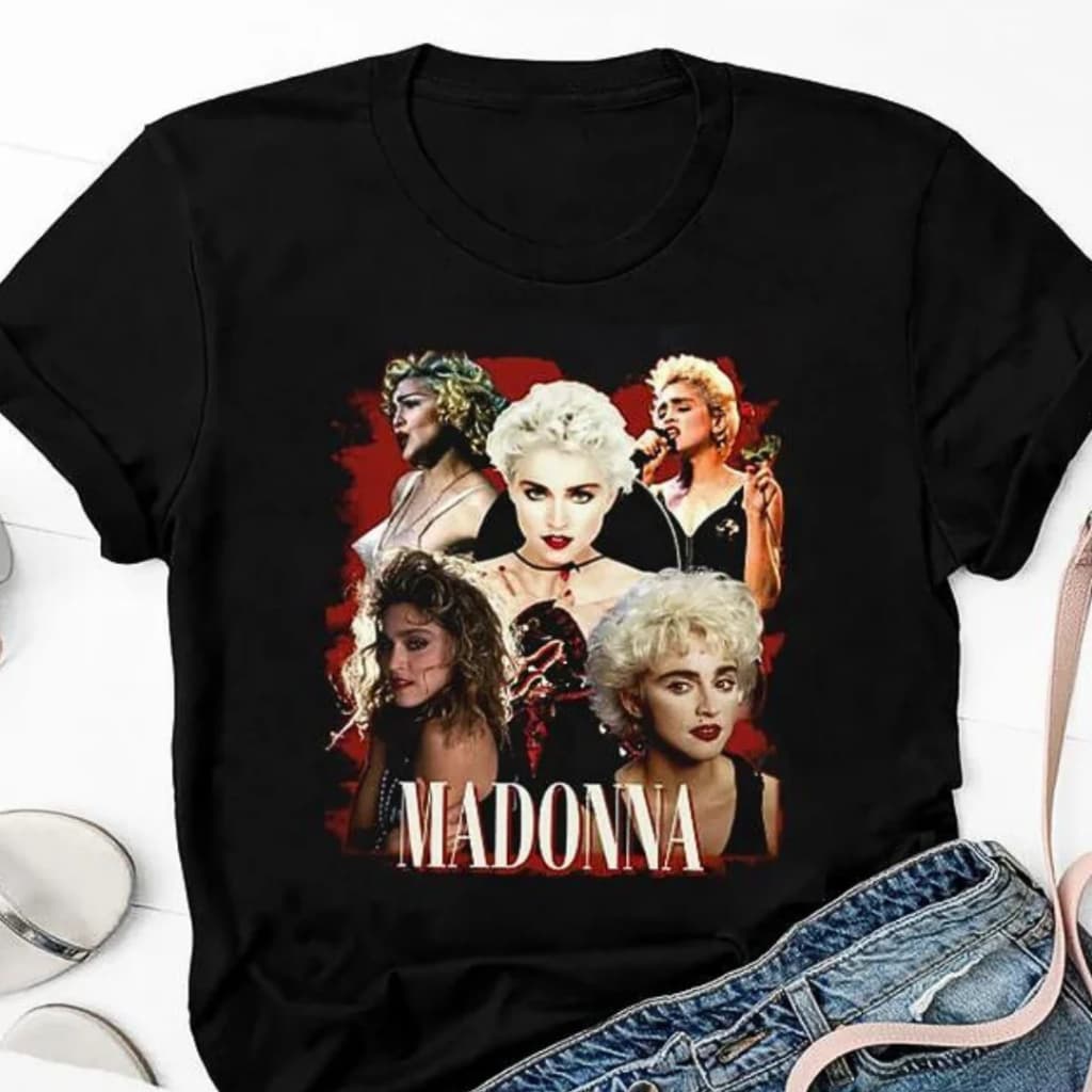 Camisa Premium Madonna Collab Blusa Unissex Camiseta 100% Algodão