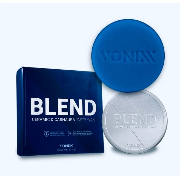 Cera Blend Paste Wax 100ml Vonixx Carnaúba e Sílica Brilho Intenso e Proteção