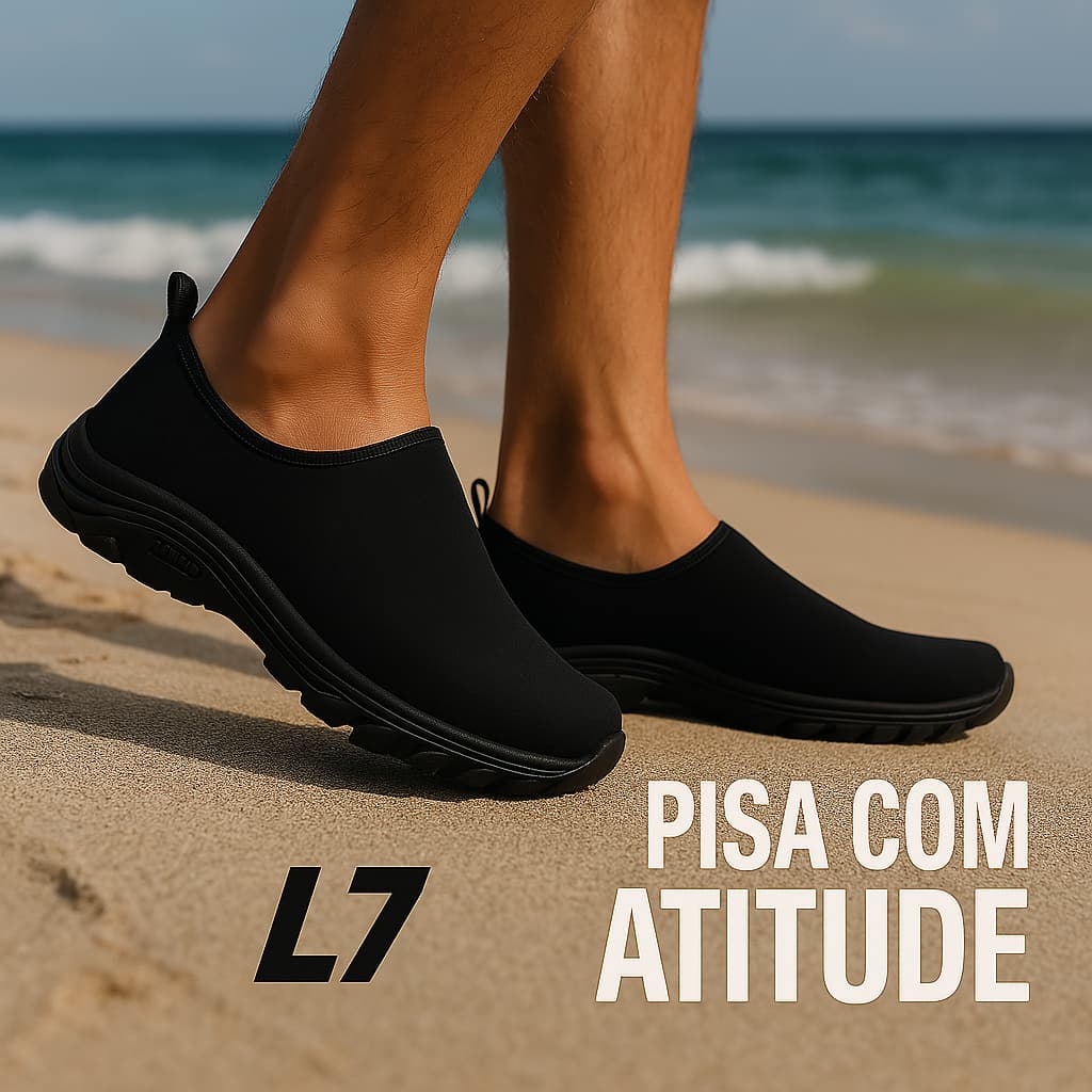Sapatilha Neoprene Hibrido Aquatica Calce Facil com sola antiderrapante Multi uso Pesca  Ciclismo