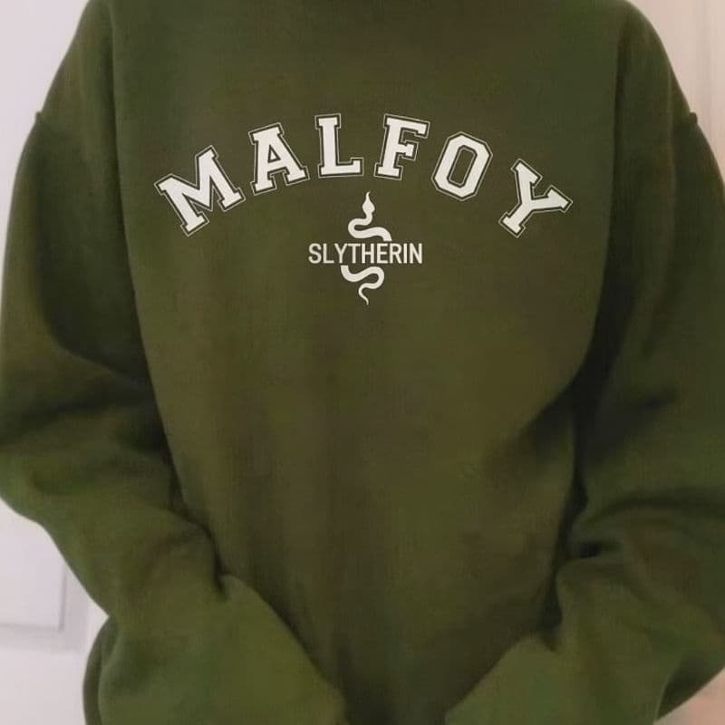Moletom Sem Capuz Gola Redonda Moletom Malfoy Harry Potter Moletom Harry Potter