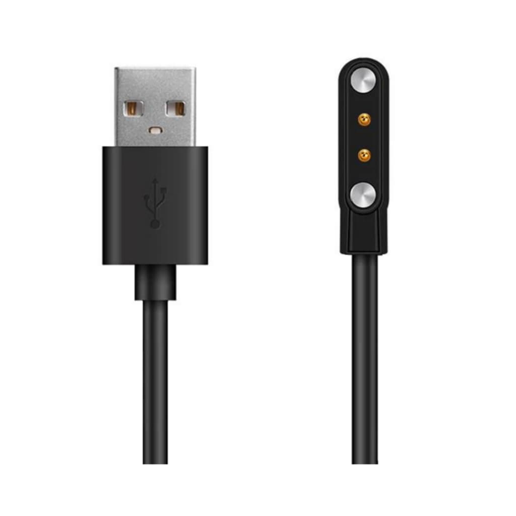 Cabo Carregador USB por pino de imã Smartwatch Haylou 05 w26 w26s HW16 Lite GTX