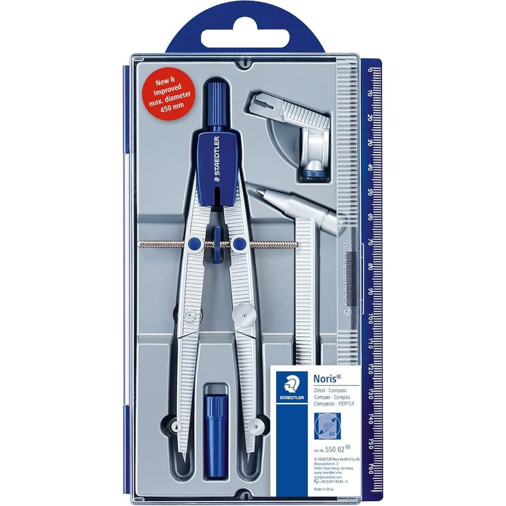 STAEDTLER | 550 02 | Compasso | Cabeça de Fricção | Metal