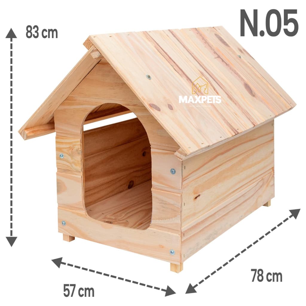 Casa Casinha De madeira N5 Para cachorro Cães Cão Porte Médio Grande Casa Pet Numero 05 PROMOÇÃO