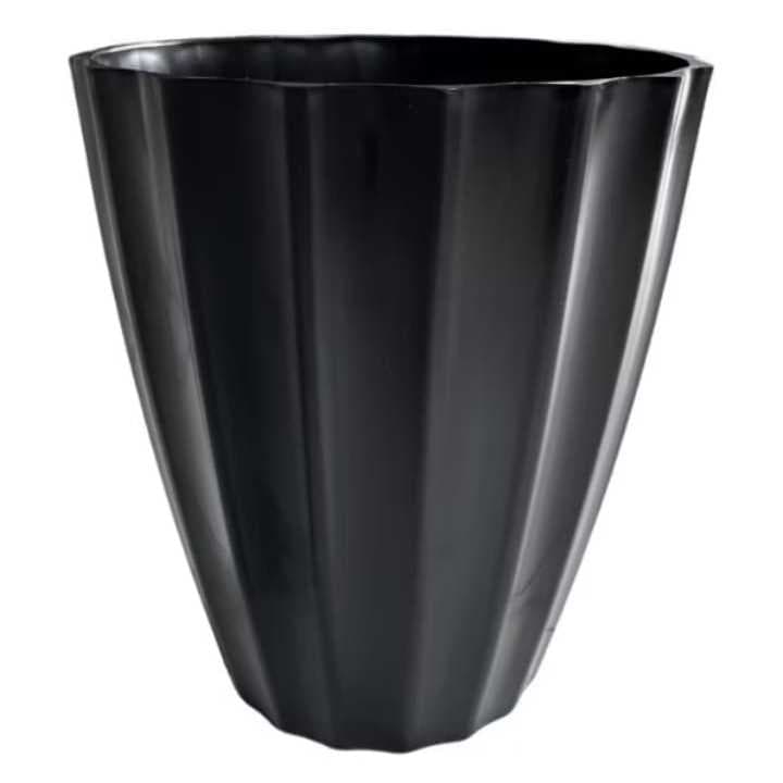 Vaso de Planta - Cachepot 26x22 - Cacau - Plastico Injetado ´- Decorativo - Sala - SANTA PALHA DECOR