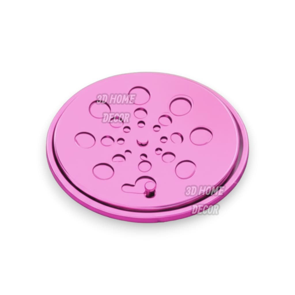 Ralo Redondo Rosa 10CM 15CM Banheiro Em INOX Caixilho