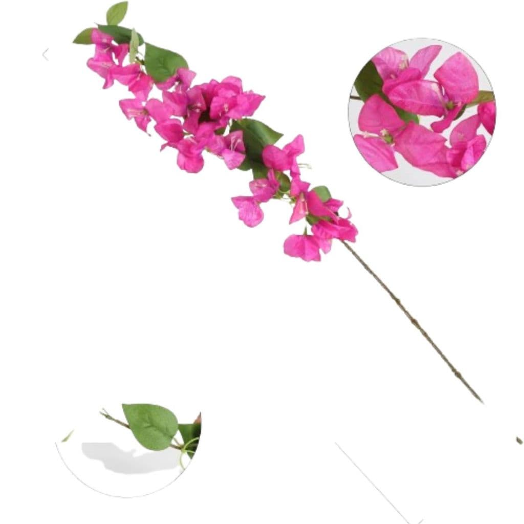Haste de Flor Bougainville – Toque Real e Efeito 3D – 75cm