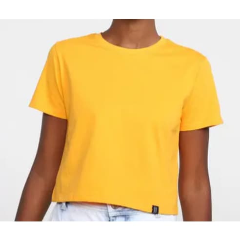 Camiseta Cropped feminina