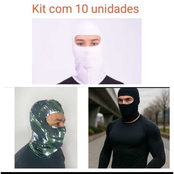 KIT 10 MASCARA  BALACLAVA MOTO PROTEÇAO
